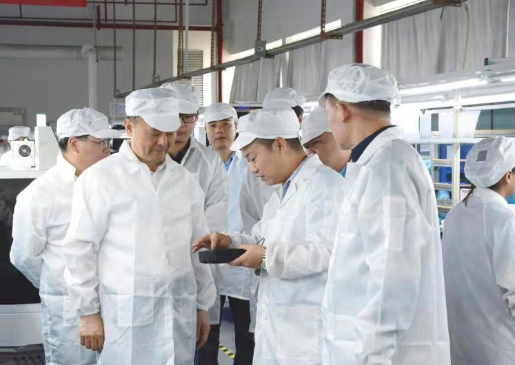 萍鄉市委書記陳敏率隊到富易堂fyt考察